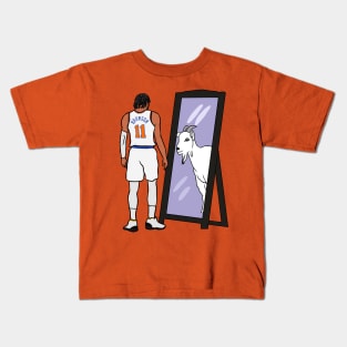 Jalen Brunson Mirror GOAT Kids T-Shirt